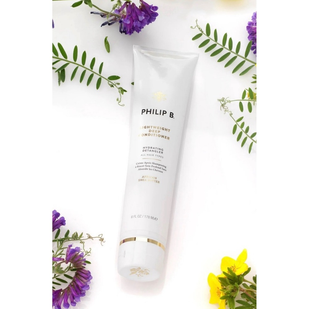PHILIP B Lightweight Deep Conditioner 6oz Hydrating Detangler Hair Care All Type